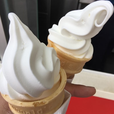 膝痛を助長しかねないアイスクリーム