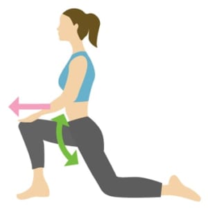 腸腰筋のストレッチ